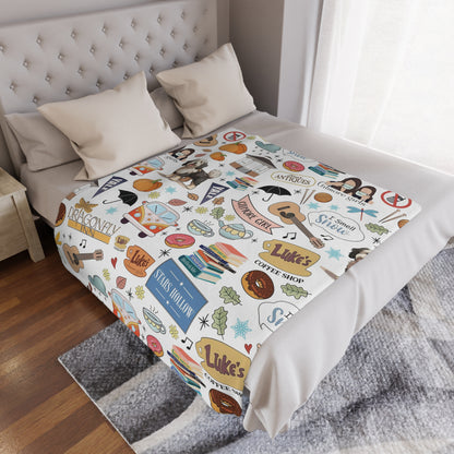 Stars Hollow Throw Blanket, Gilmore Girls Cozy Blanket
