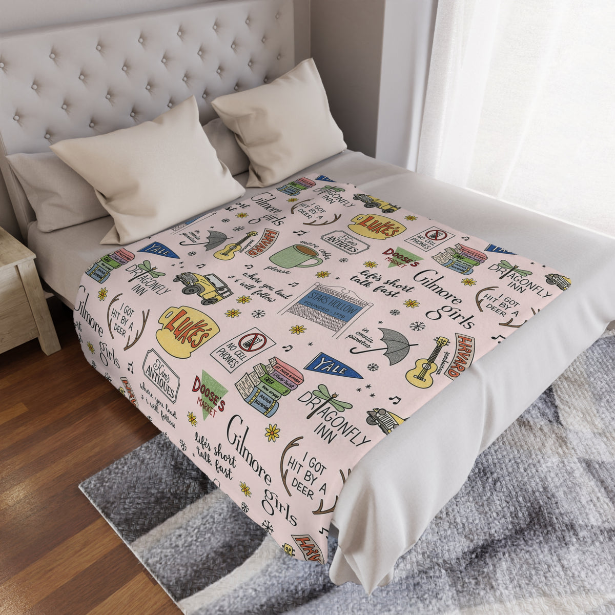 Stars Hollow Throw Blanket, Gilmore Girls Cozy Blanket