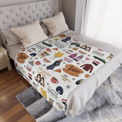 Stars Hollow Throw Blanket, Gilmore Girls Cozy Blanket