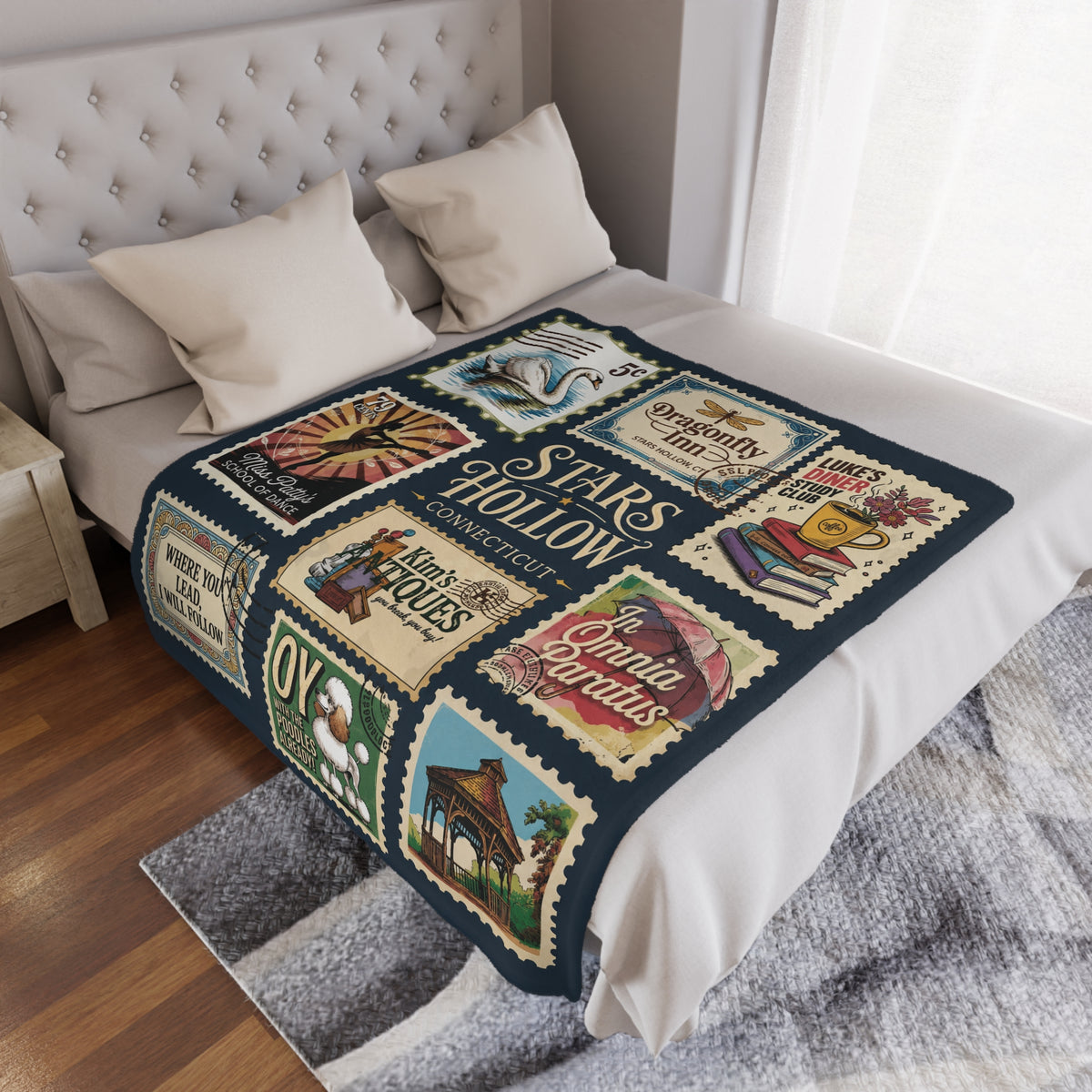 Stars Hollow Throw Blanket, Gilmore Girls Cozy Blanket