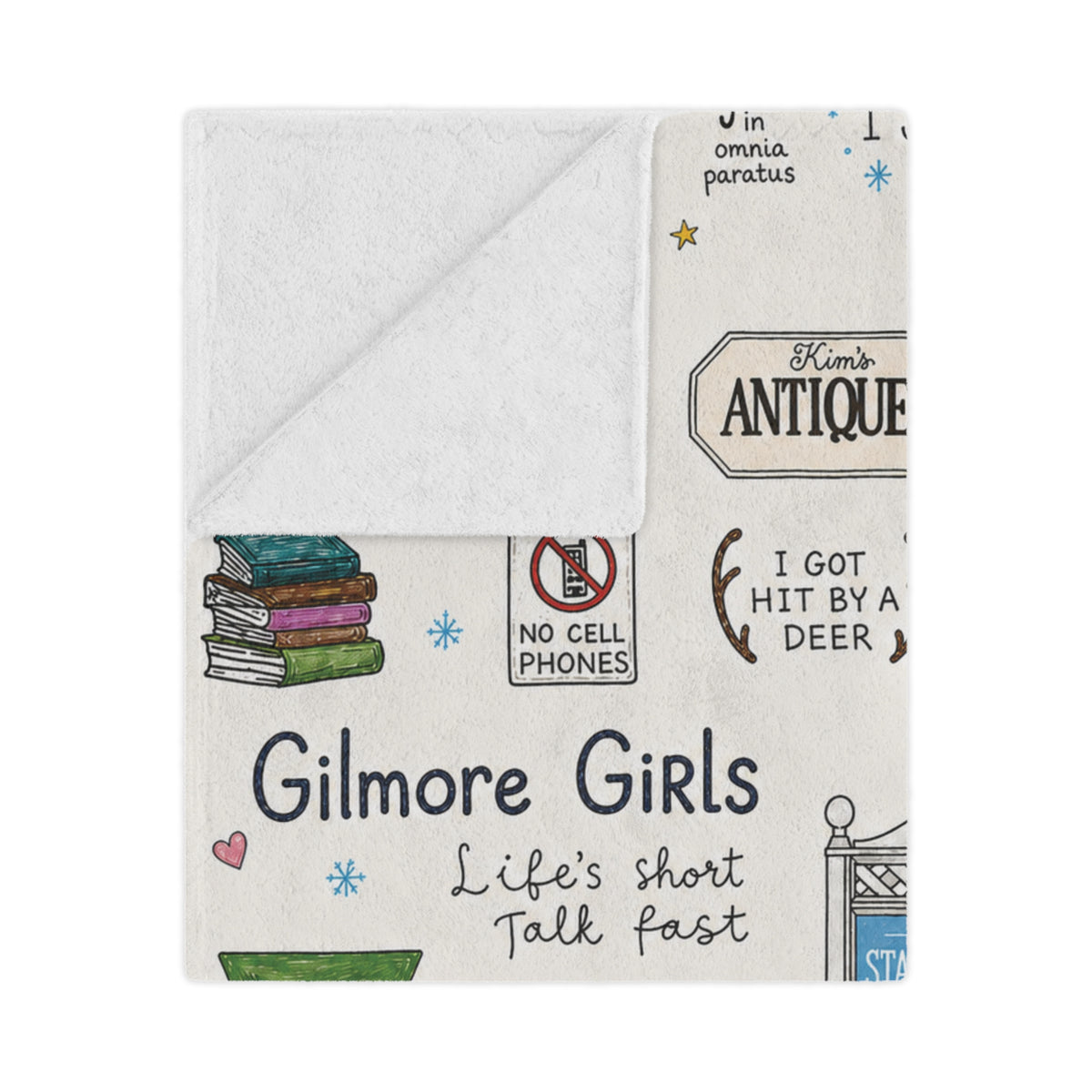 Stars Hollow Throw Blanket, Gilmore Girls Cozy Blanket