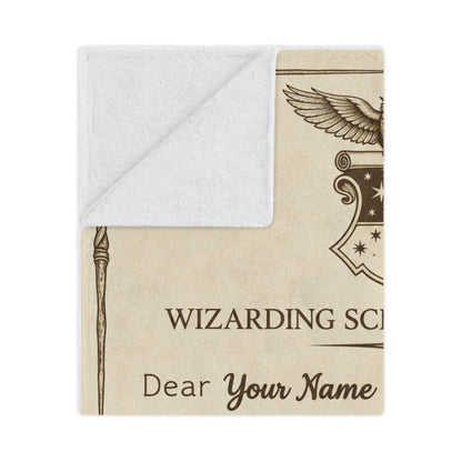 Personalized Wizard Acceptance Letter Blanket