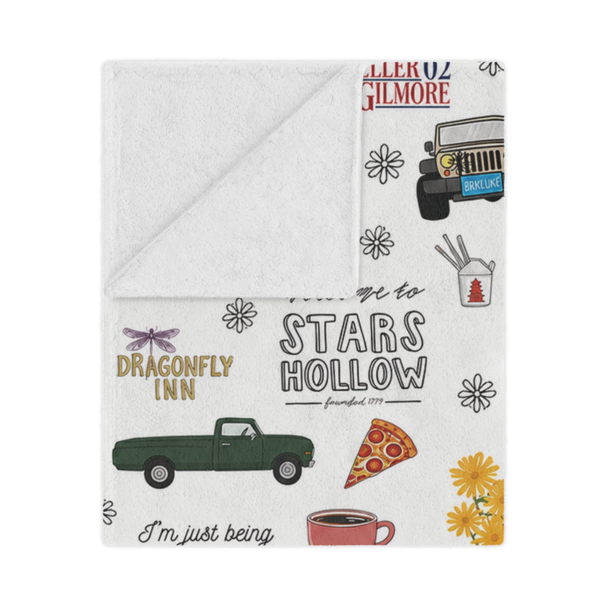 Stars Hollow Throw Blanket, Gilmore Girls Cozy Blanket
