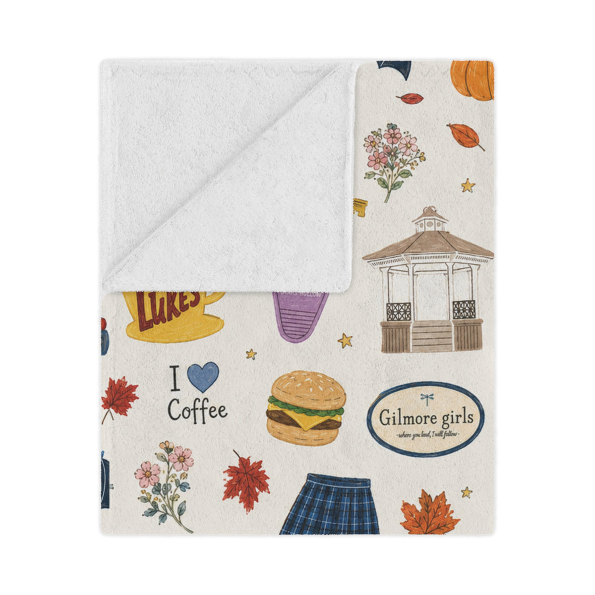Stars Hollow Throw Blanket, Gilmore Girls Cozy Blanket
