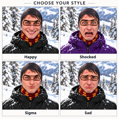 Funny The Chosen One Ski Mask, Winter Face Cover for Skiing and Snowboarding