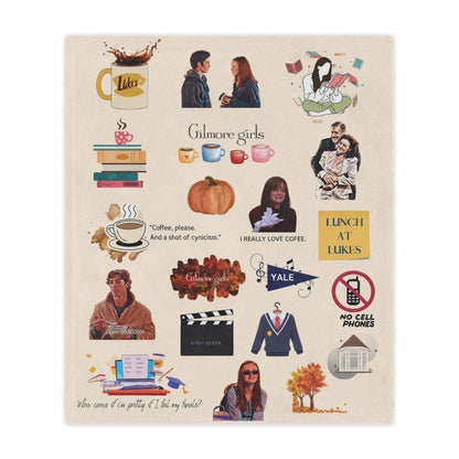 Stars Hollow Throw Blanket, Gilmore Girls Cozy Blanket