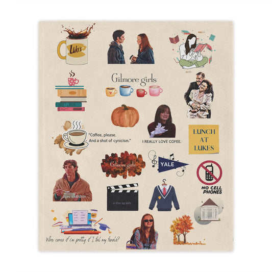 Stars Hollow Throw Blanket, Gilmore Girls Cozy Blanket