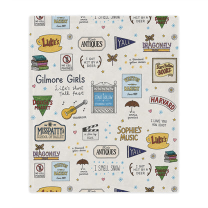 Stars Hollow Throw Blanket, Gilmore Girls Cozy Blanket