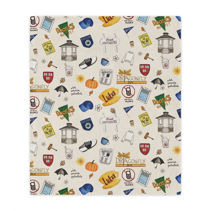 Stars Hollow Throw Blanket, Gilmore Girls Cozy Blanket