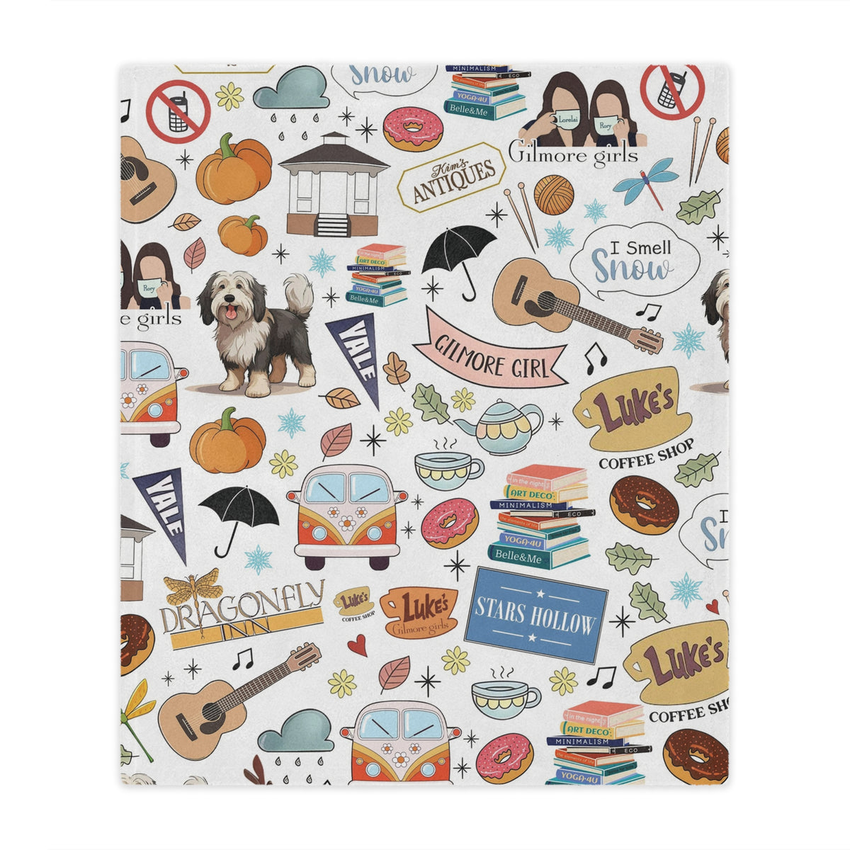 Stars Hollow Throw Blanket, Gilmore Girls Cozy Blanket
