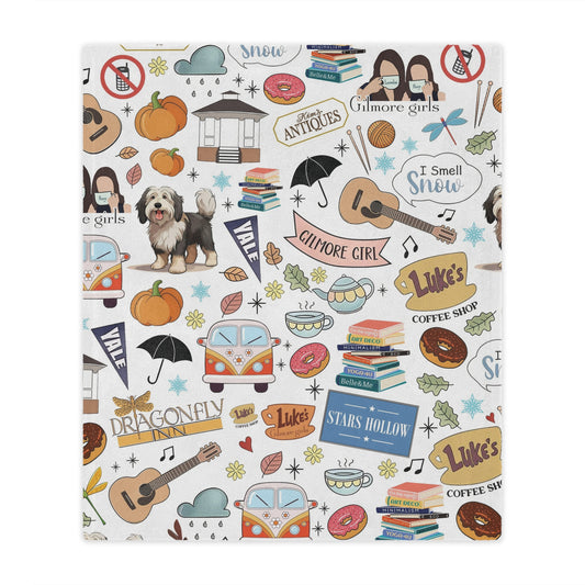 Stars Hollow Throw Blanket, Gilmore Girls Cozy Blanket