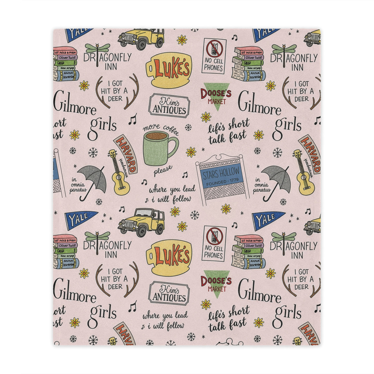 Stars Hollow Throw Blanket, Gilmore Girls Cozy Blanket