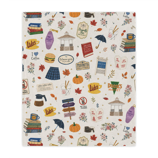 Stars Hollow Throw Blanket, Gilmore Girls Cozy Blanket