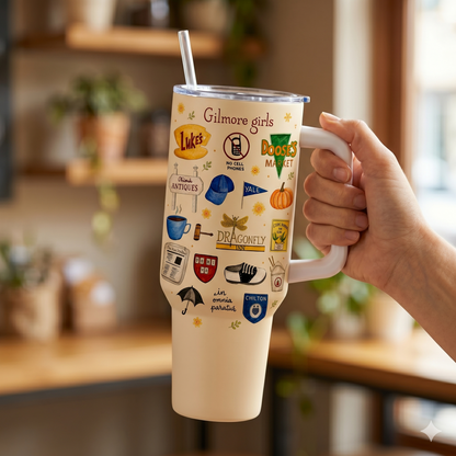 Gilmore Girls Tumbler, 40oz Tumbler Stars Hollow