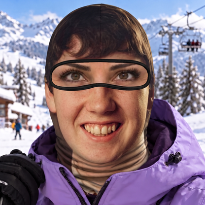 Funny Wizard School Ski Mask, Winter Face Cover for Skiing and Snowboarding
