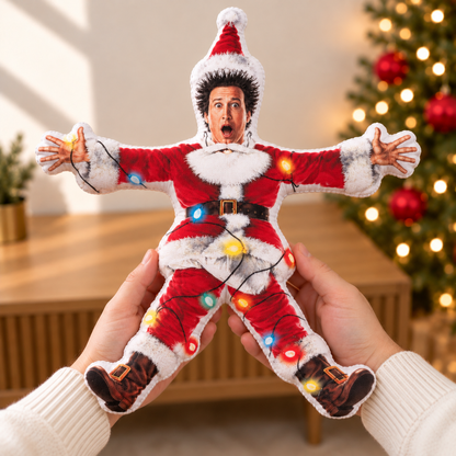 Clark Griswold Santa Poseable Plush Doll