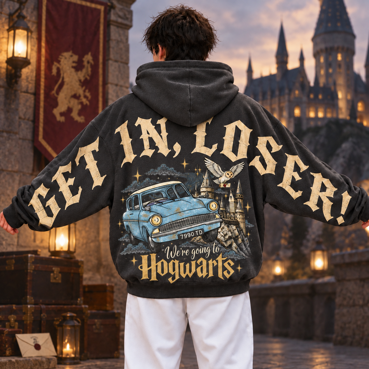 Get In Loser Hoodie, Wizard House Hoodie