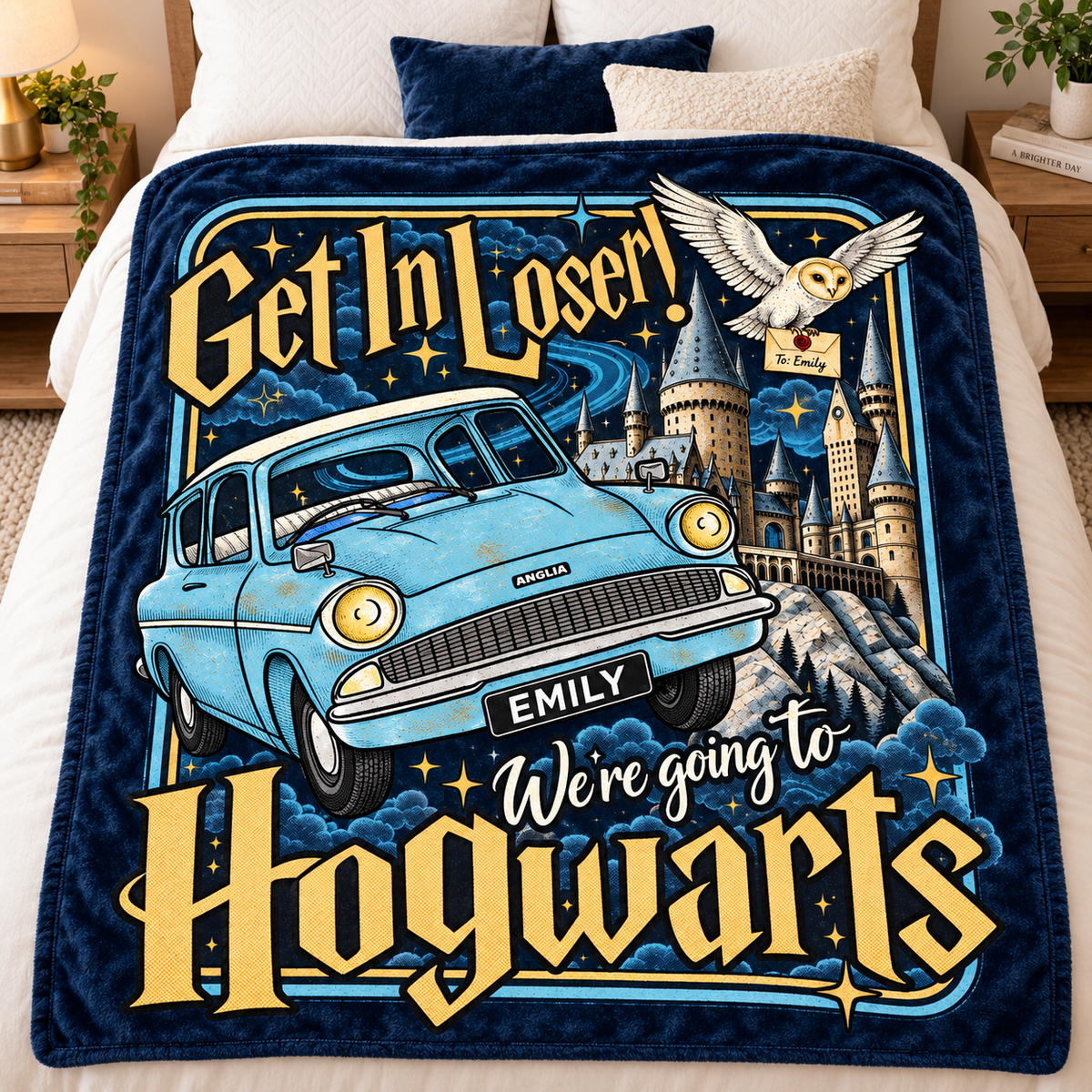 Personalized Wizard Blanket with Name