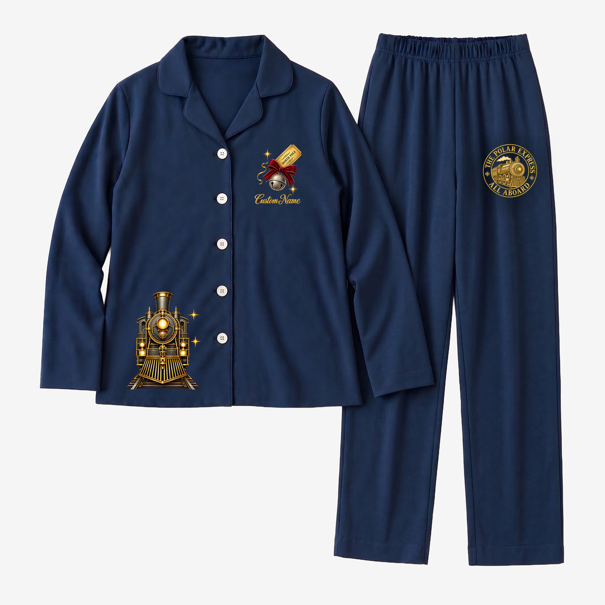 Personalize Polar Express Pajamas