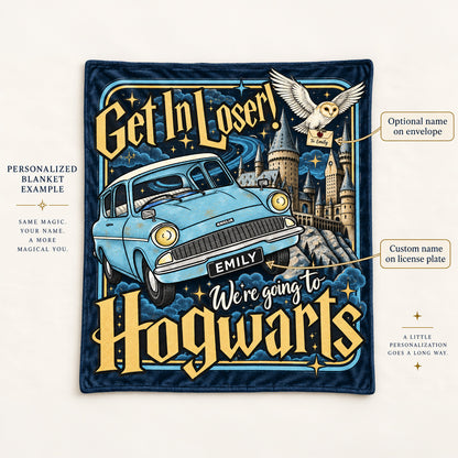 Personalized Wizard Blanket with Name