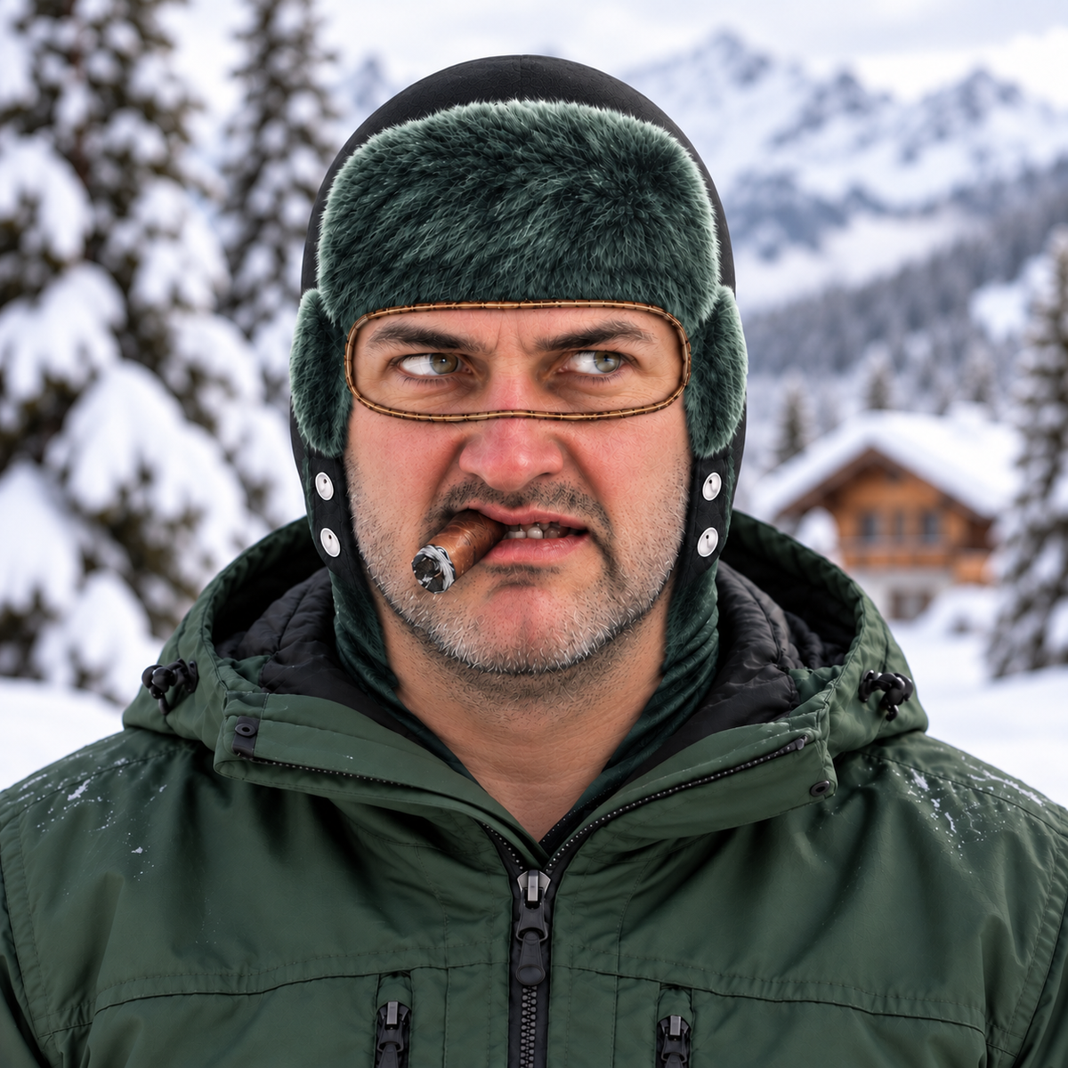 Cousin Eddie Funny Biker Ski Mask