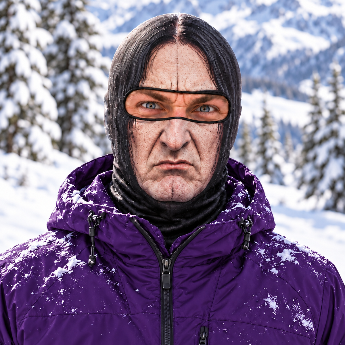 Funny  Half-Blood Prince Ski Mask, Winter Face Cover for Skiing and Snowboarding
