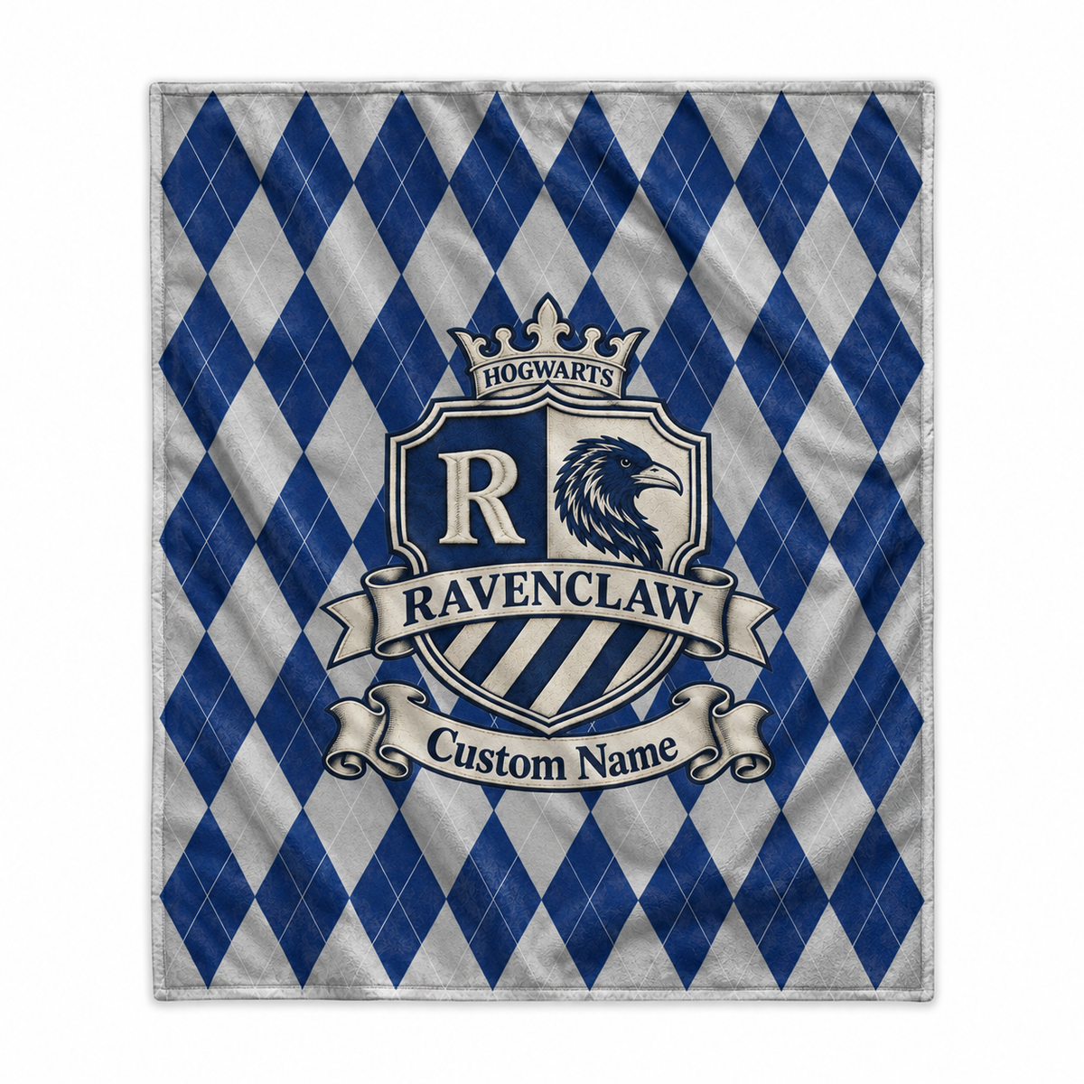 Personalized Wizard House Crests Blanket with Name