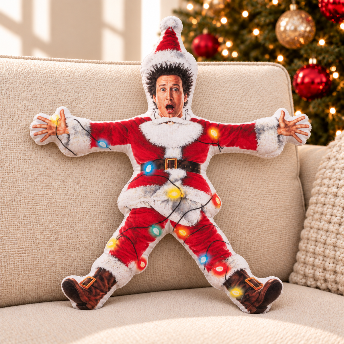 Clark Griswold Santa Poseable Plush Doll
