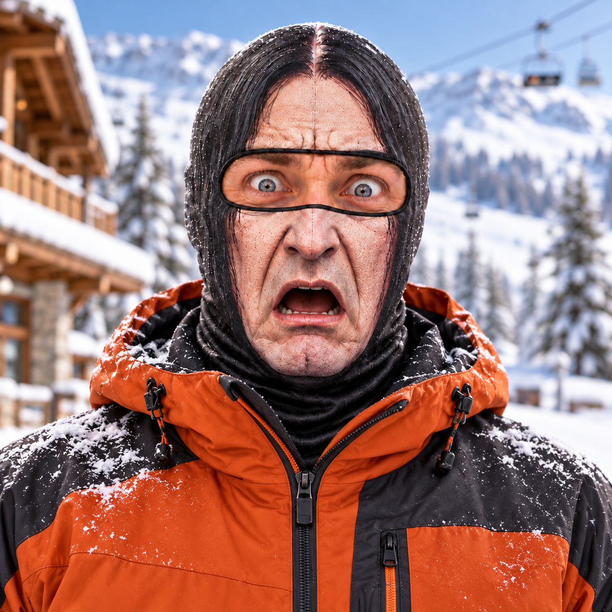 Funny  Half-Blood Prince Ski Mask, Winter Face Cover for Skiing and Snowboarding