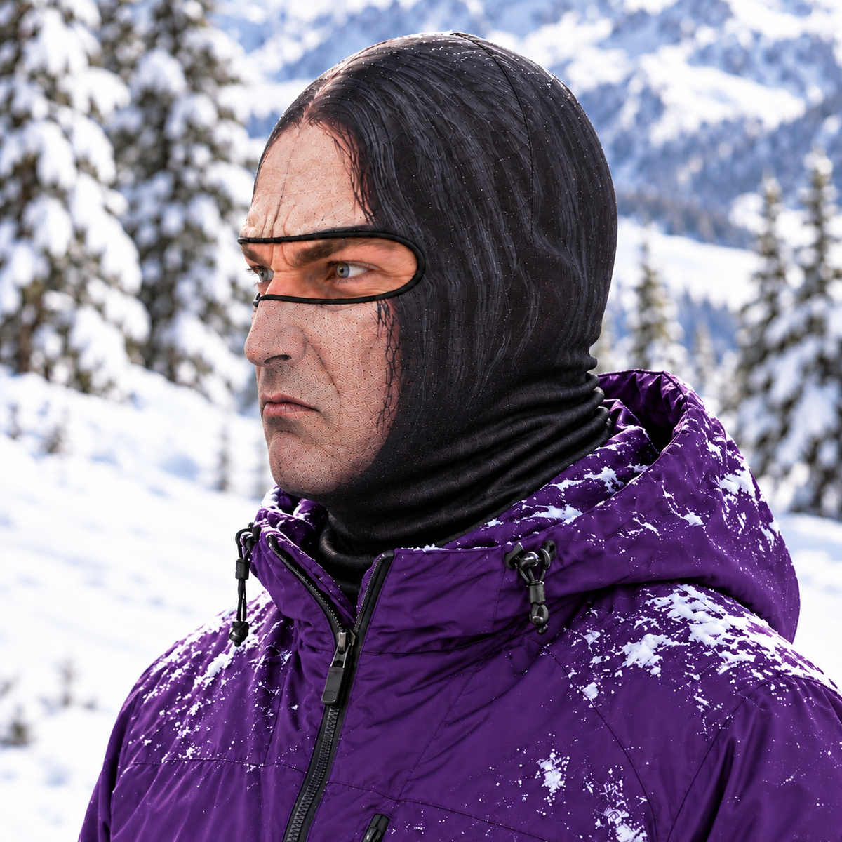 Funny  Half-Blood Prince Ski Mask, Winter Face Cover for Skiing and Snowboarding