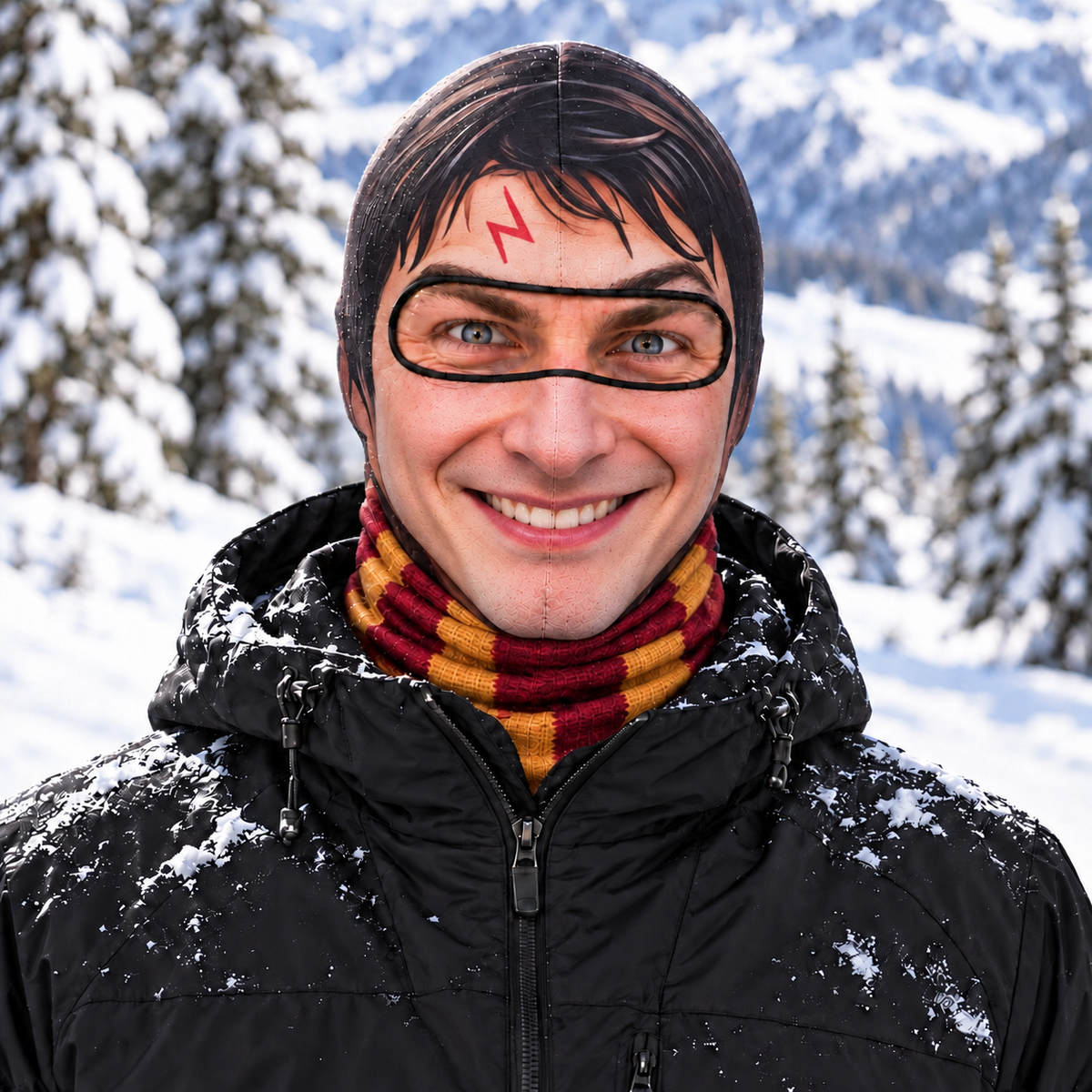 Funny The Chosen One Ski Mask, Winter Face Cover for Skiing and Snowboarding