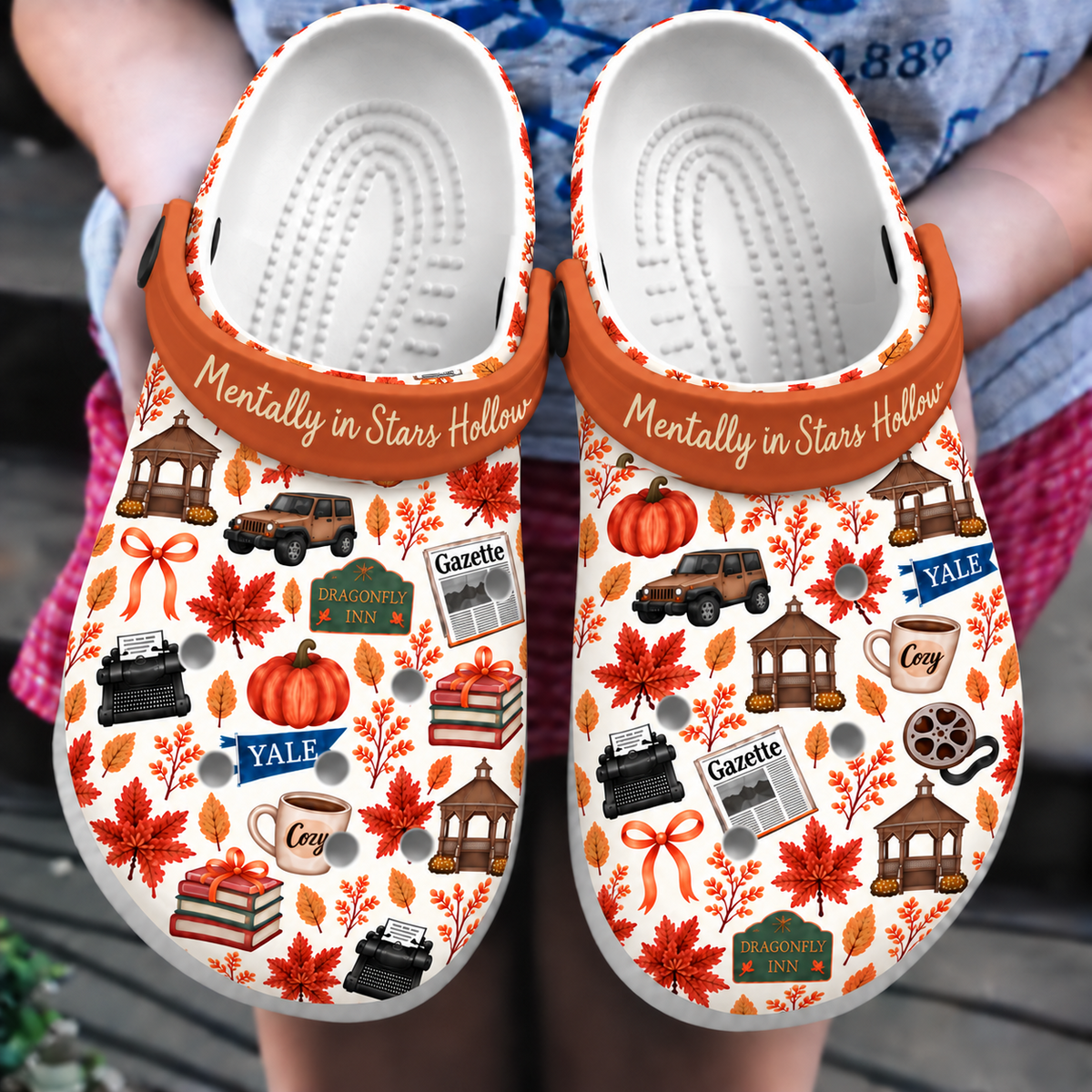 Gilmore Girls Clogs, Mentally in Stars Hollow Slip-On Shoes