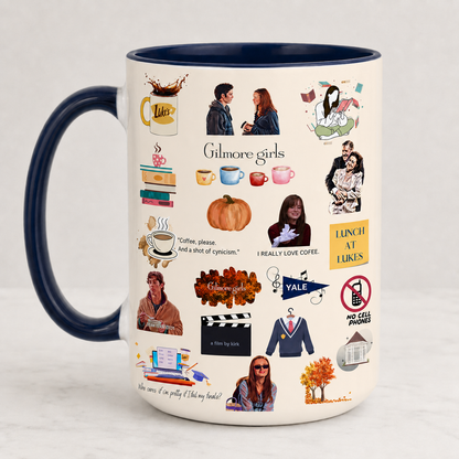 Gilmore Girls Accent Mug, Stars Hollow Ceramic Mug