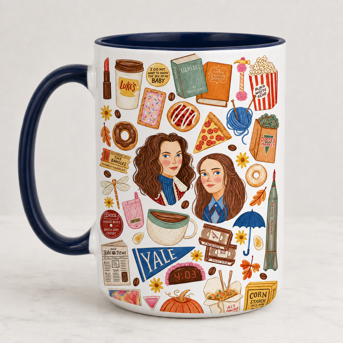 Gilmore Girls Accent Mug, Stars Hollow Ceramic Mug