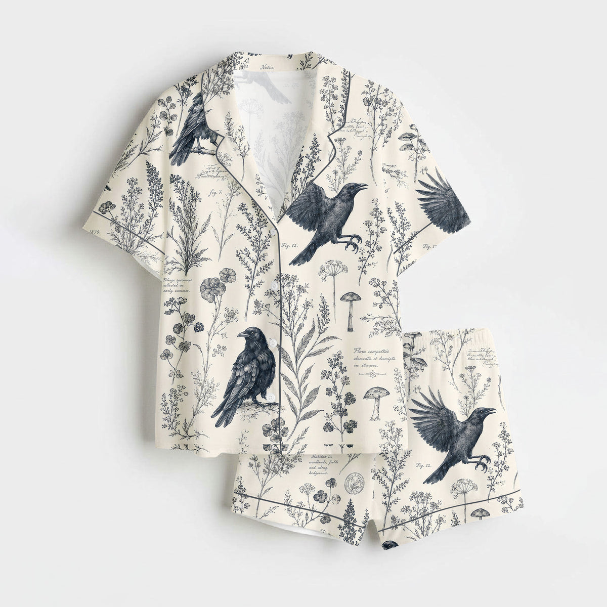 Raven Floral Pajamas