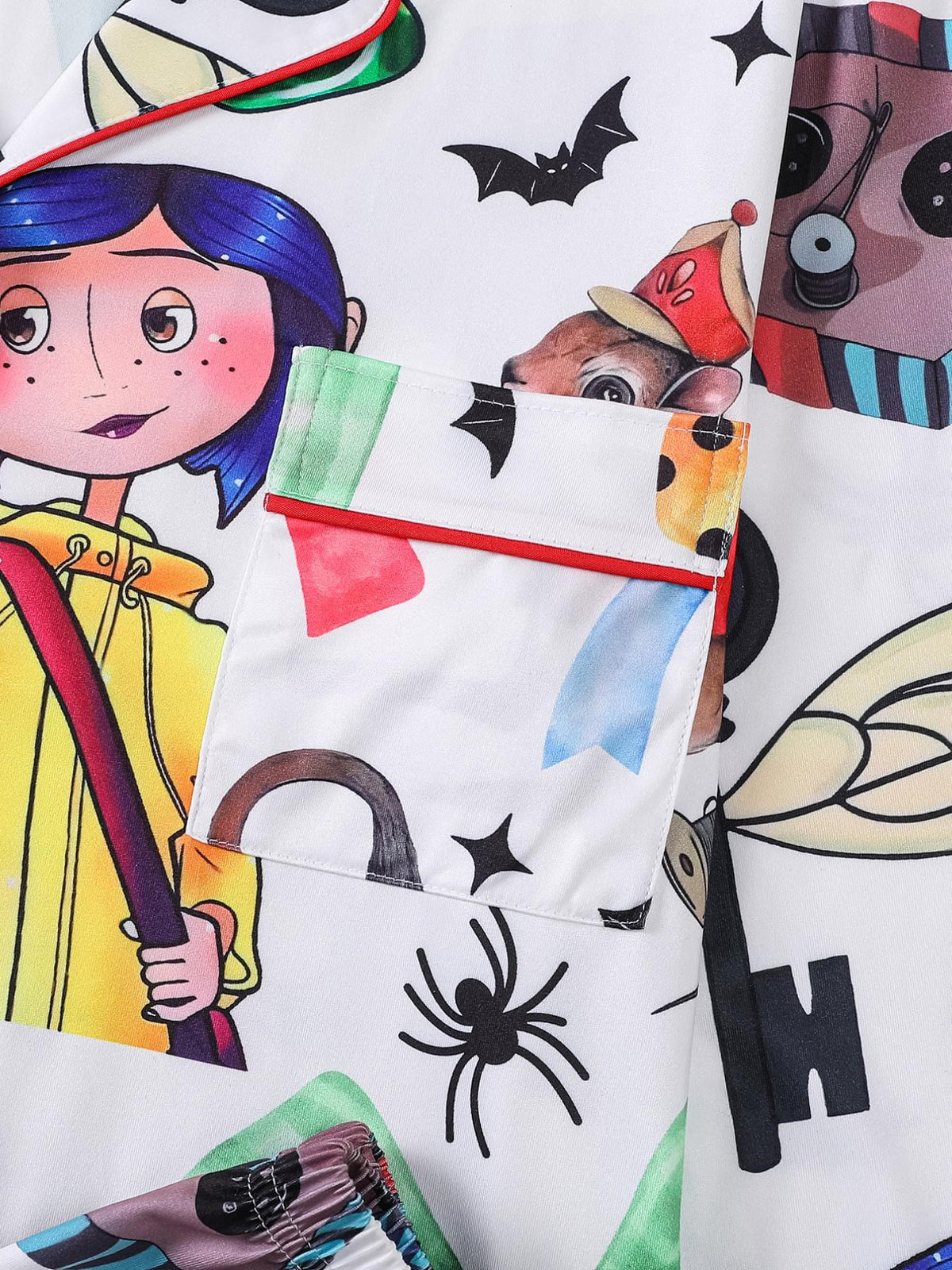 Coraline Blue Night Pajamas Set
