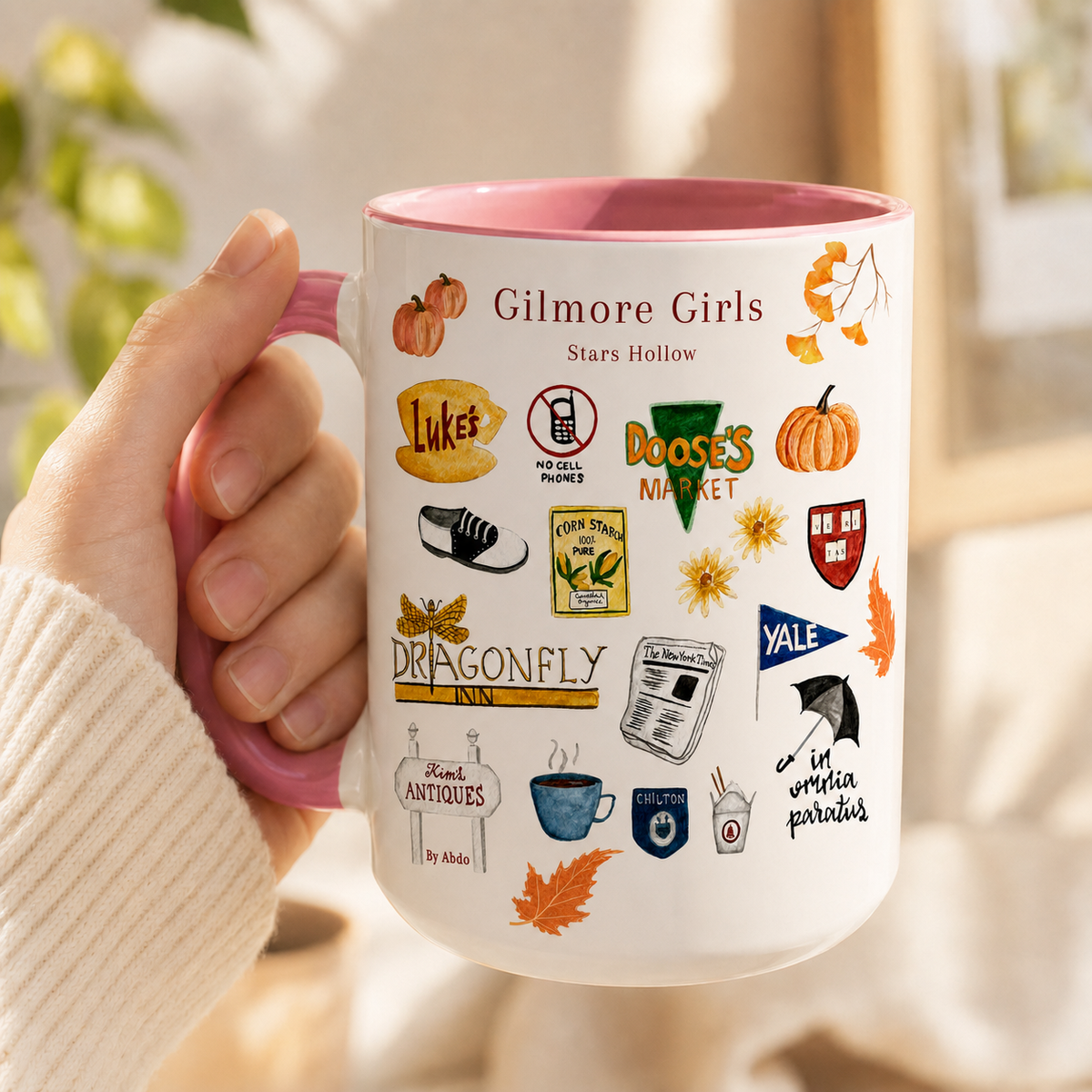 Gilmore Girls Accent Mug, Stars Hollow Ceramic Mug
