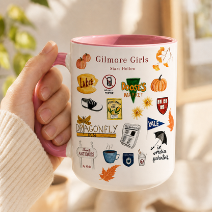 Gilmore Girls Accent Mug, Stars Hollow Ceramic Mug