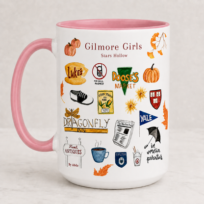 Gilmore Girls Accent Mug, Stars Hollow Ceramic Mug