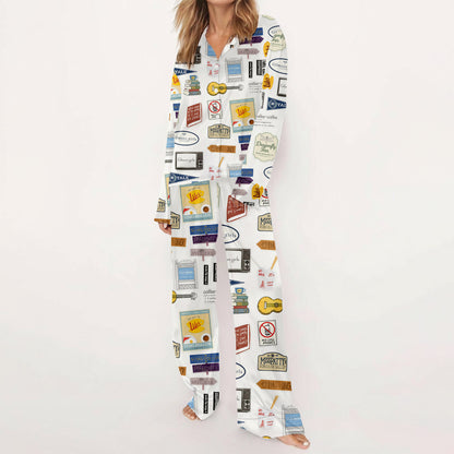Gilmore Girls Pajamas Set, Women's Pajama Set in Stars Hollow Cozy Merch