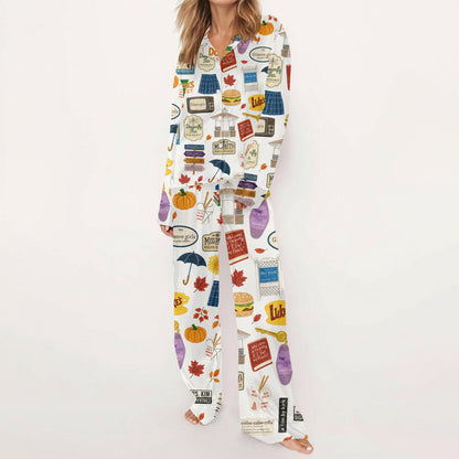 Gilmore Girls Pajamas Set, Women's Pajama Set in Stars Hollow Merch