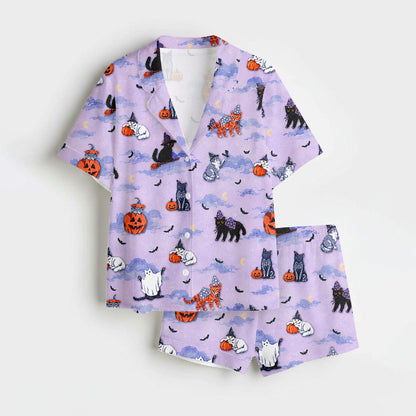 Halloween Cat Pajama Set