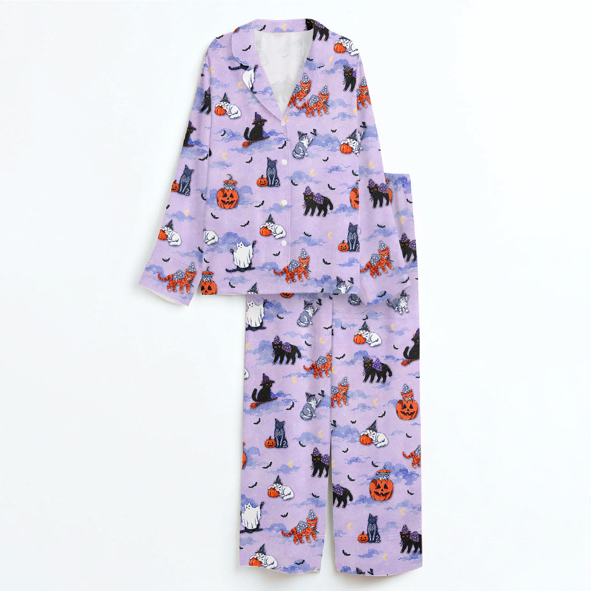 Halloween Cat Pajama Set