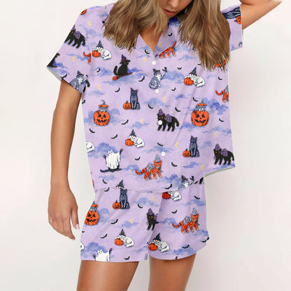 Halloween Cat Pajama Set