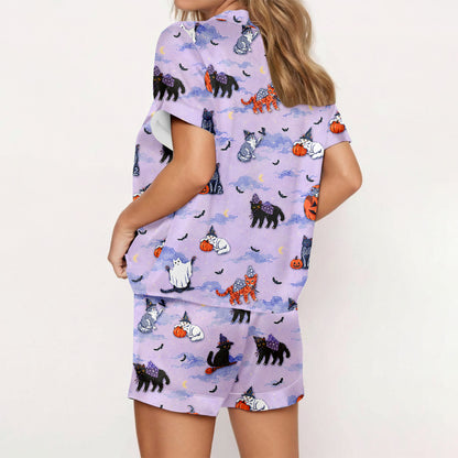 Halloween Cat Pajama Set