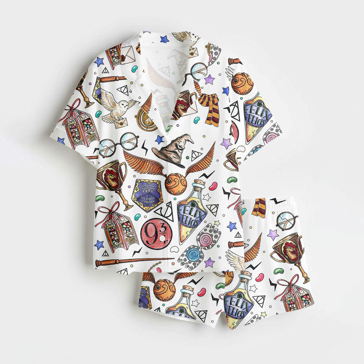 Wizard Theme Pajamas Set