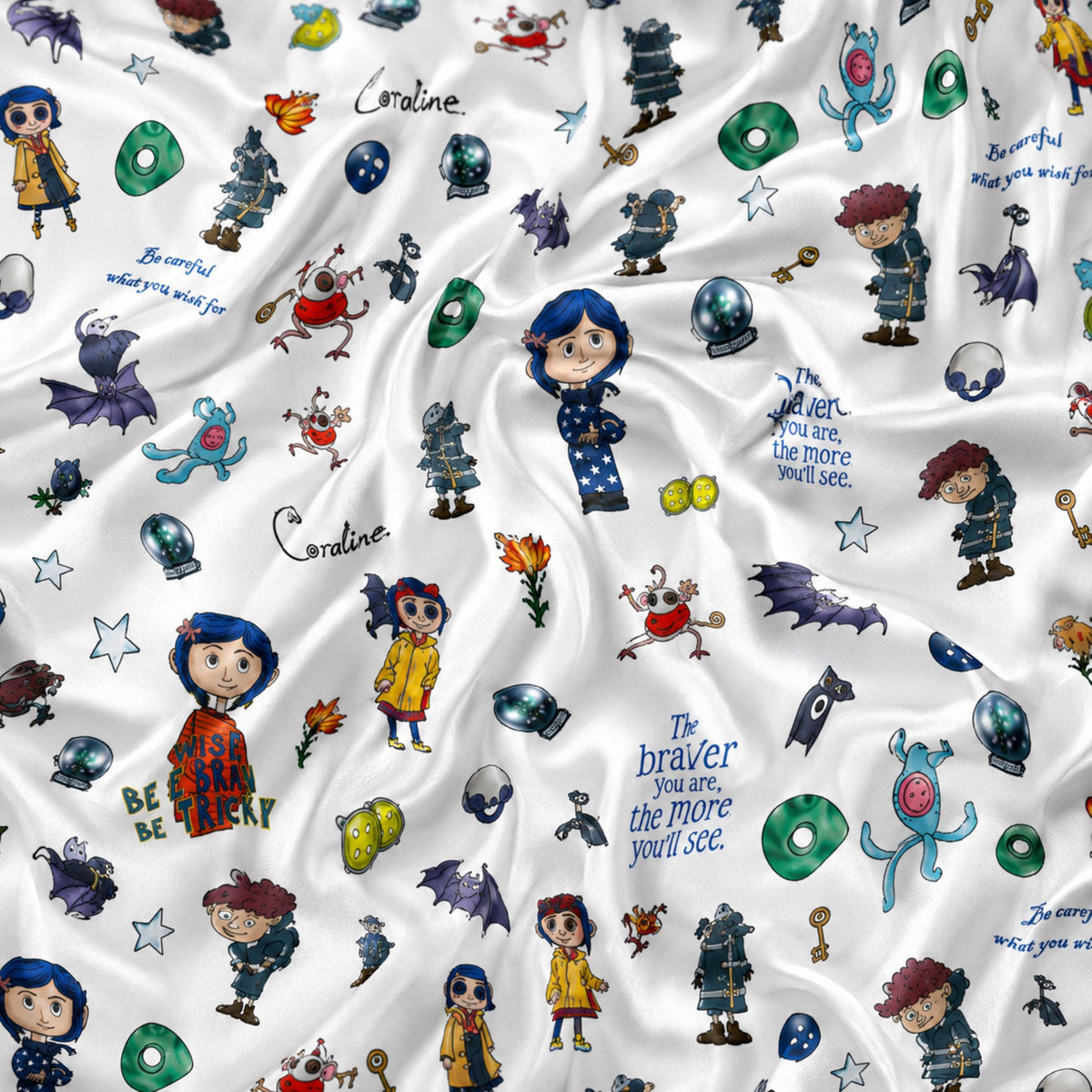 Coraline Blue Night Pajamas Set