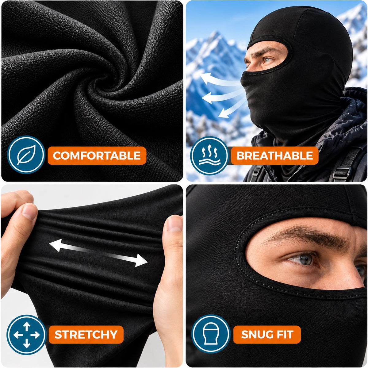 Clark Griswold Funny Biker Ski Mask