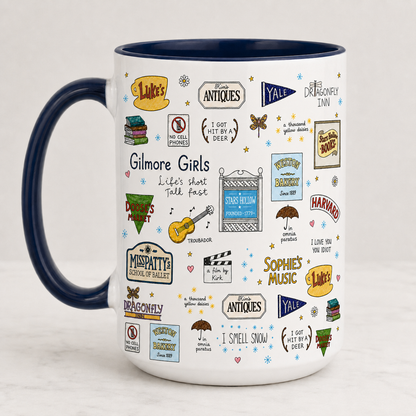 Gilmore Girls Accent Mug, Stars Hollow Ceramic Mug