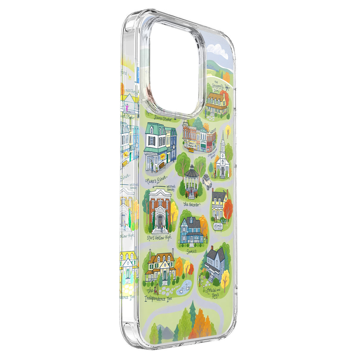 Gilmore Girls Phone Case, Stars Hollow Map MagSafe Phone Case